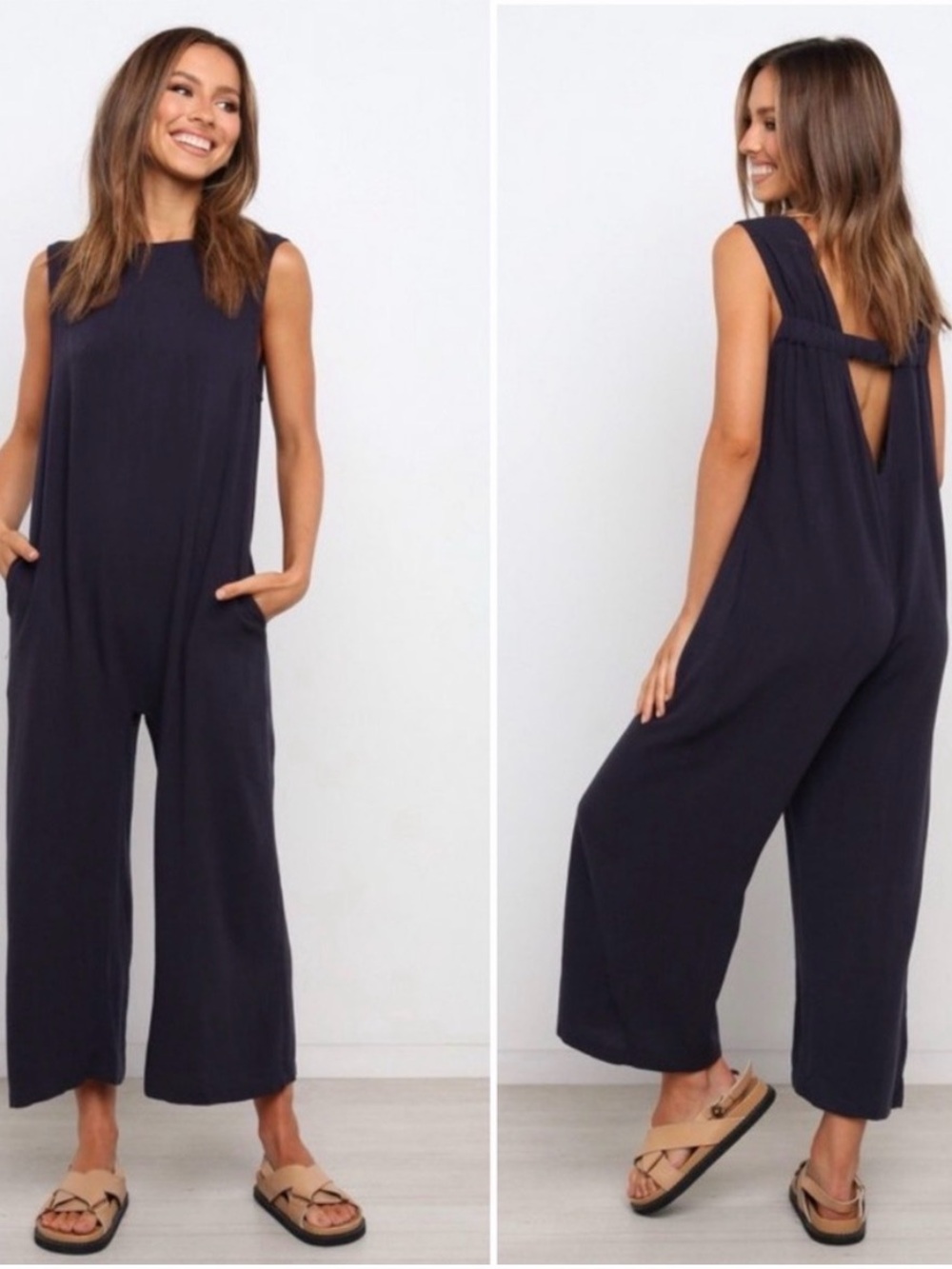 NWOT Petal & Pup Navy Yardlee Jumpsuit